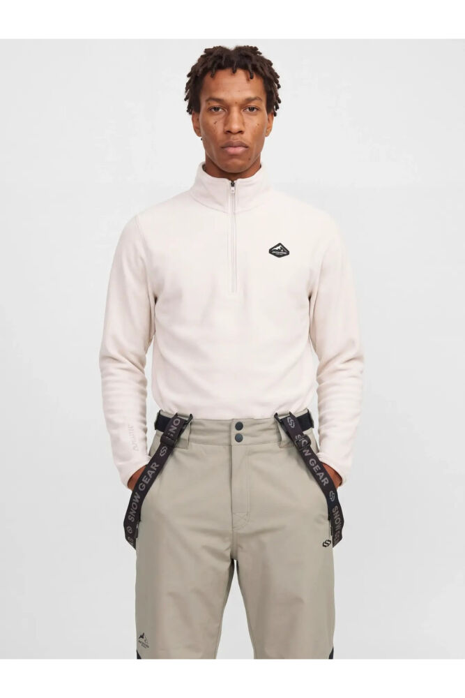 Jack Jones Tıgnes Hıgh Neck Relaxed Fit Fermuarlşı Yaka Erkek Polar 12298298