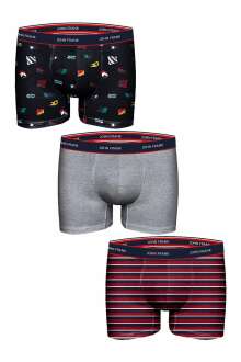 John Frank Feel Good Üçlü Paket Erkek Boxer JF3BFG01