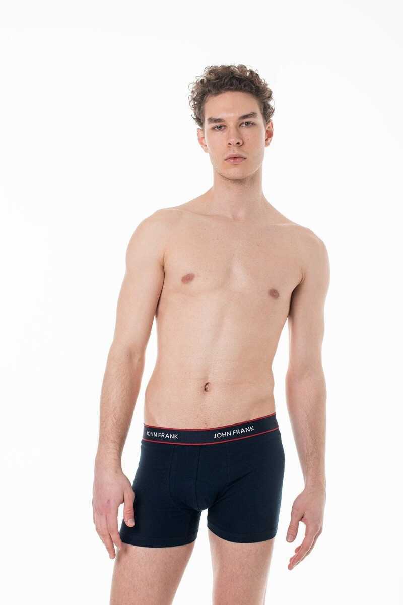 Jonh Frank Üçlü Paket Erkek Boxer JF3BFG02 - 4