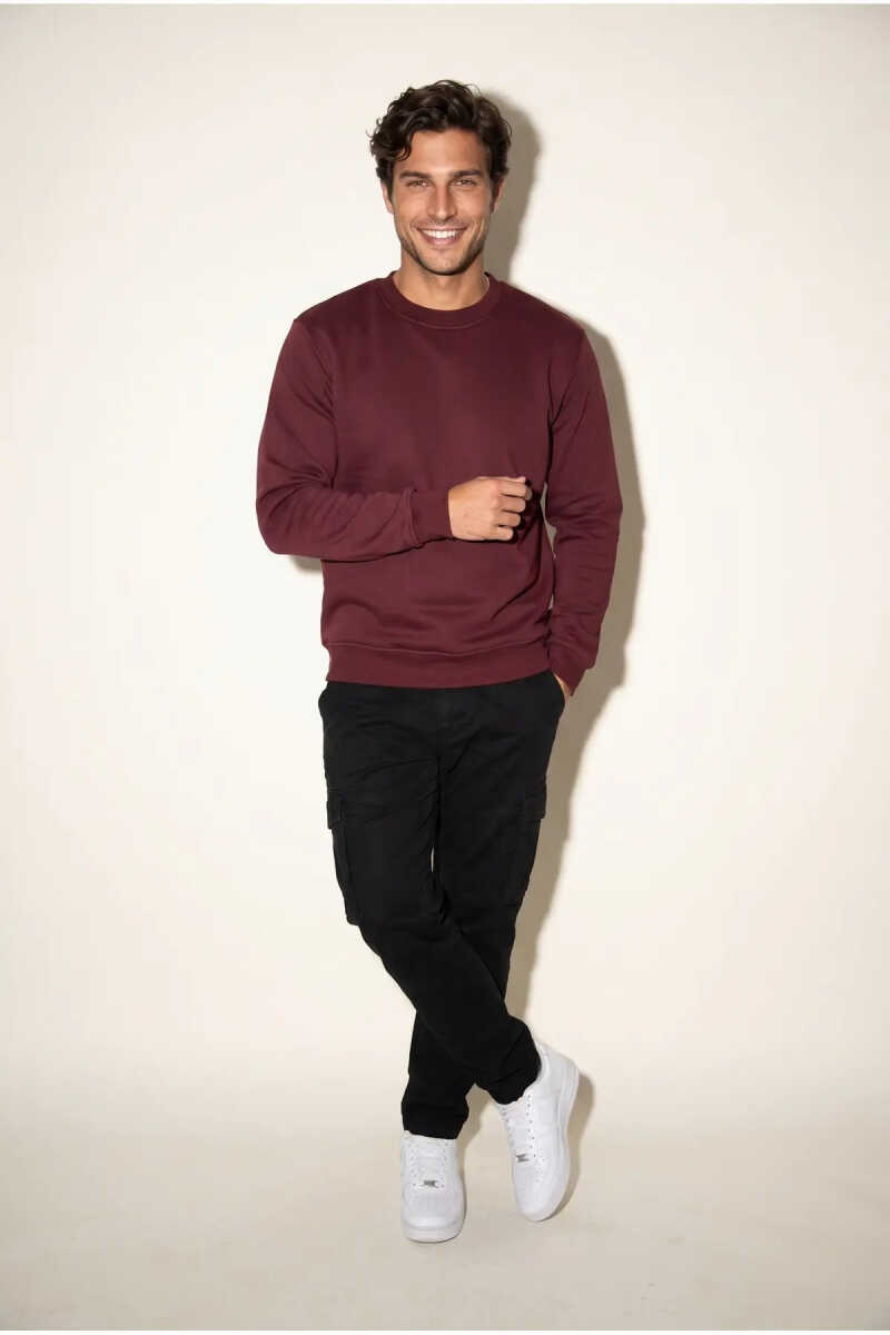 Jsco 6201 0 Yaka 3 İplik Erkek Sweatshirt JSSWTK27E000002 - 1
