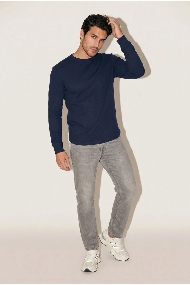 Jsco 6210 0 Yaka Basic Waffle Erkek Sweatshirt JSSWTK27E000007