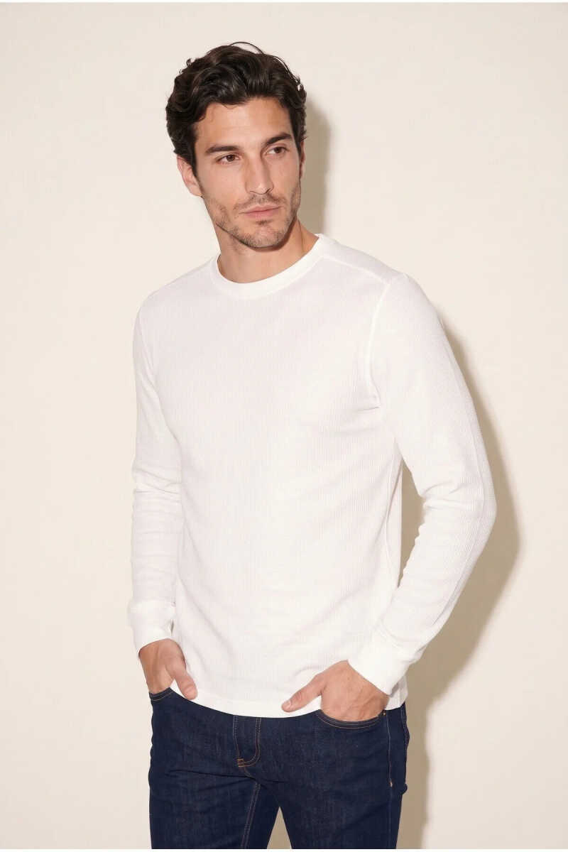 Jsco 6210 0 Yaka Basic Waffle Erkek Sweatshirt JSSWTK27E000007 - 2