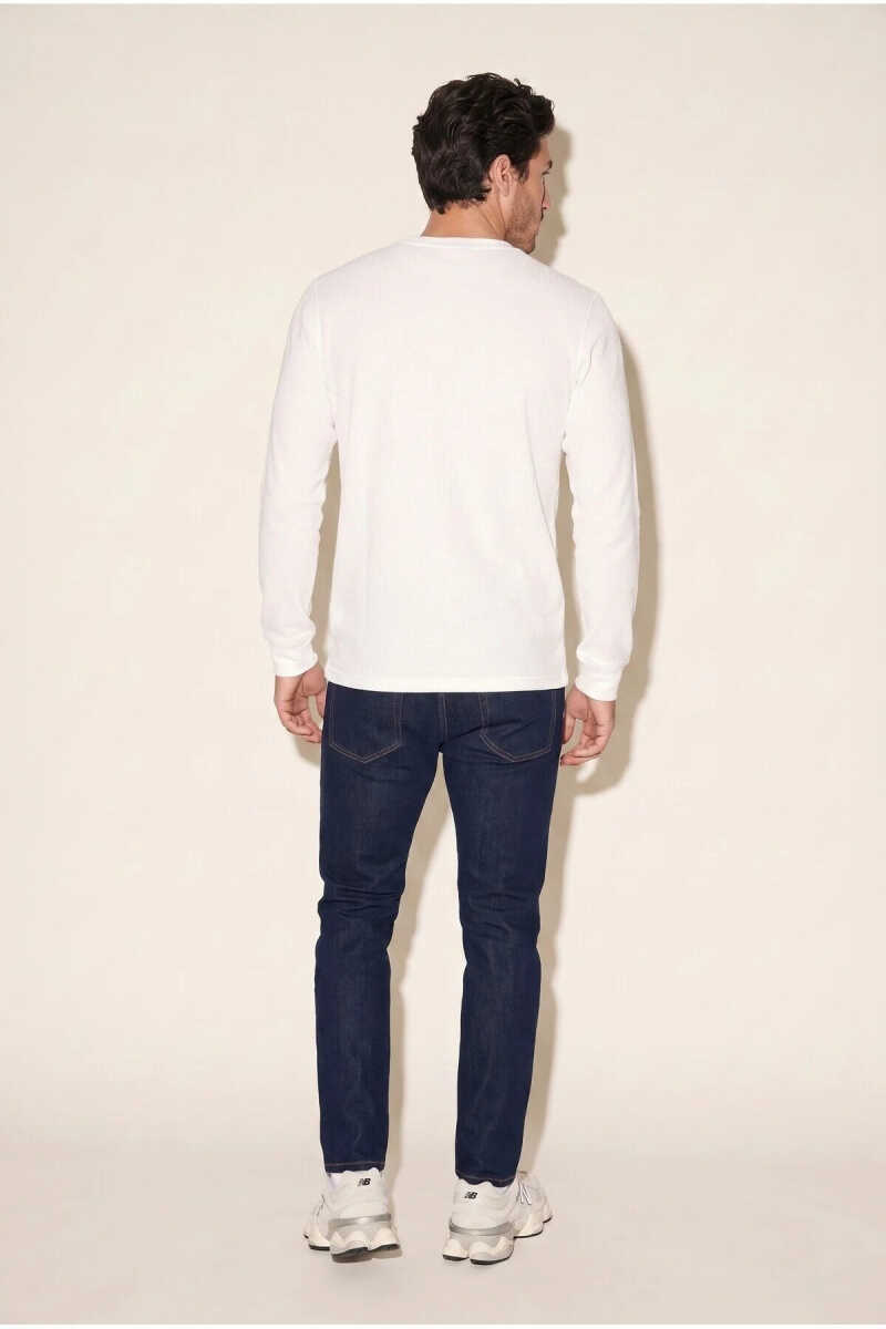 Jsco 6210 0 Yaka Basic Waffle Erkek Sweatshirt JSSWTK27E000007 - 3