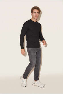 Jsco 6210 0 Yaka Basic Waffle Erkek Sweatshirt JSSWTK27E000007