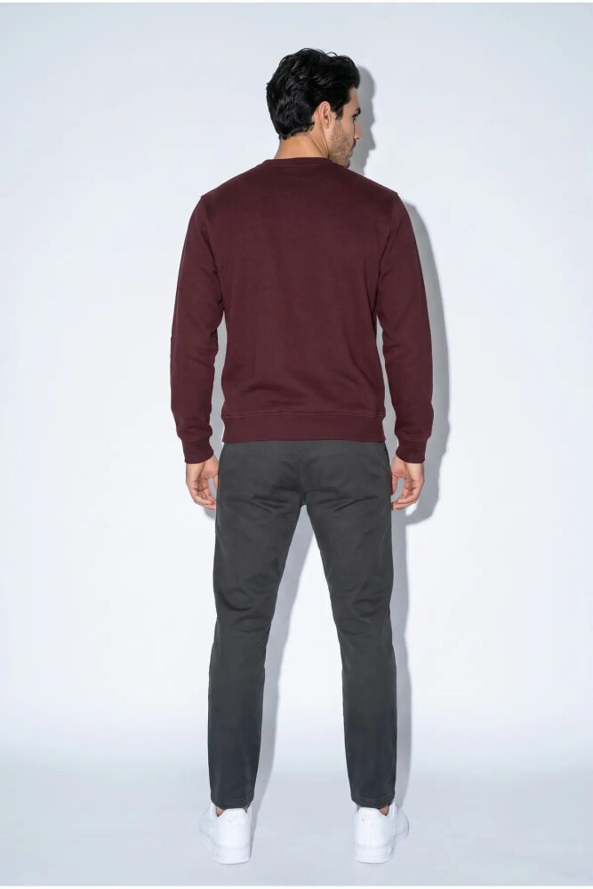 Jsco 6212 0 Yaka Nakışlı Selanik Erkek Sweatshirt JSSWTK27E000009 (1)