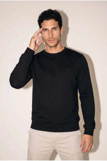 Jsco 6212 0 Yaka Nakışlı Selanik Erkek Sweatshirt JSSWTK27E000009