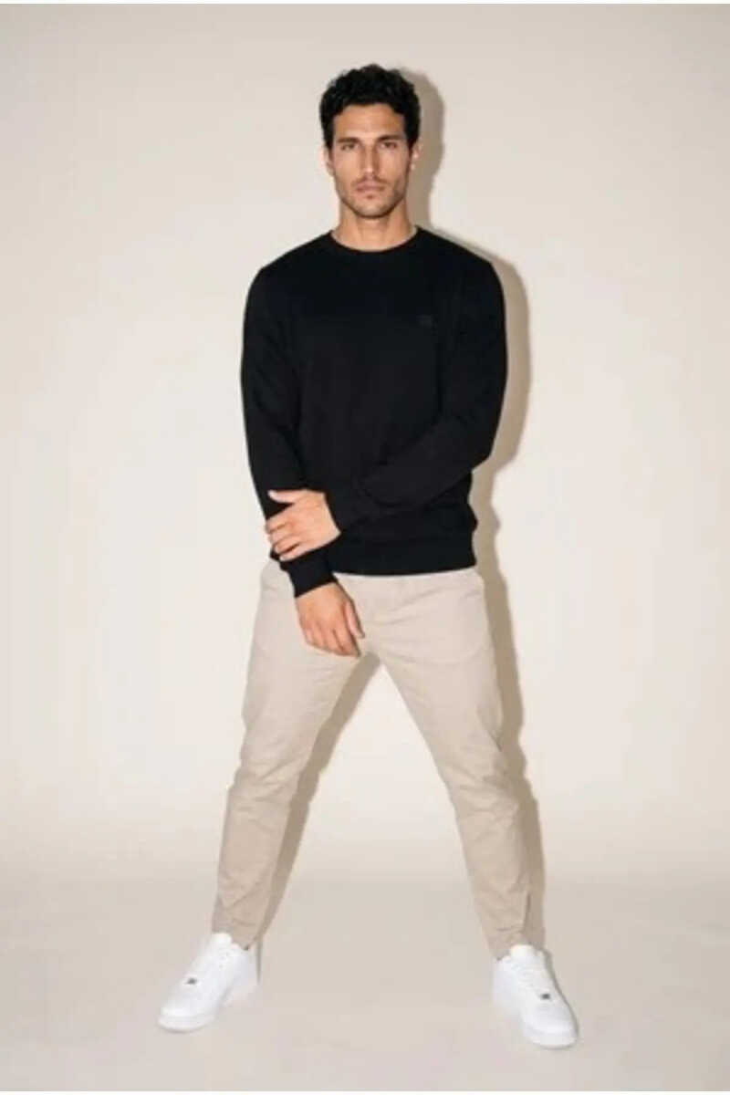 Jsco 6212 0 Yaka Nakışlı Selanik Erkek Sweatshirt JSSWTK27E000009 - 2