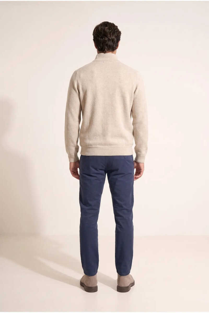 Jsco 6228 Dik Yaka Fermuarlı Muline Selanik Erkek Sweatshirt JSSWTK27E000018 - 3