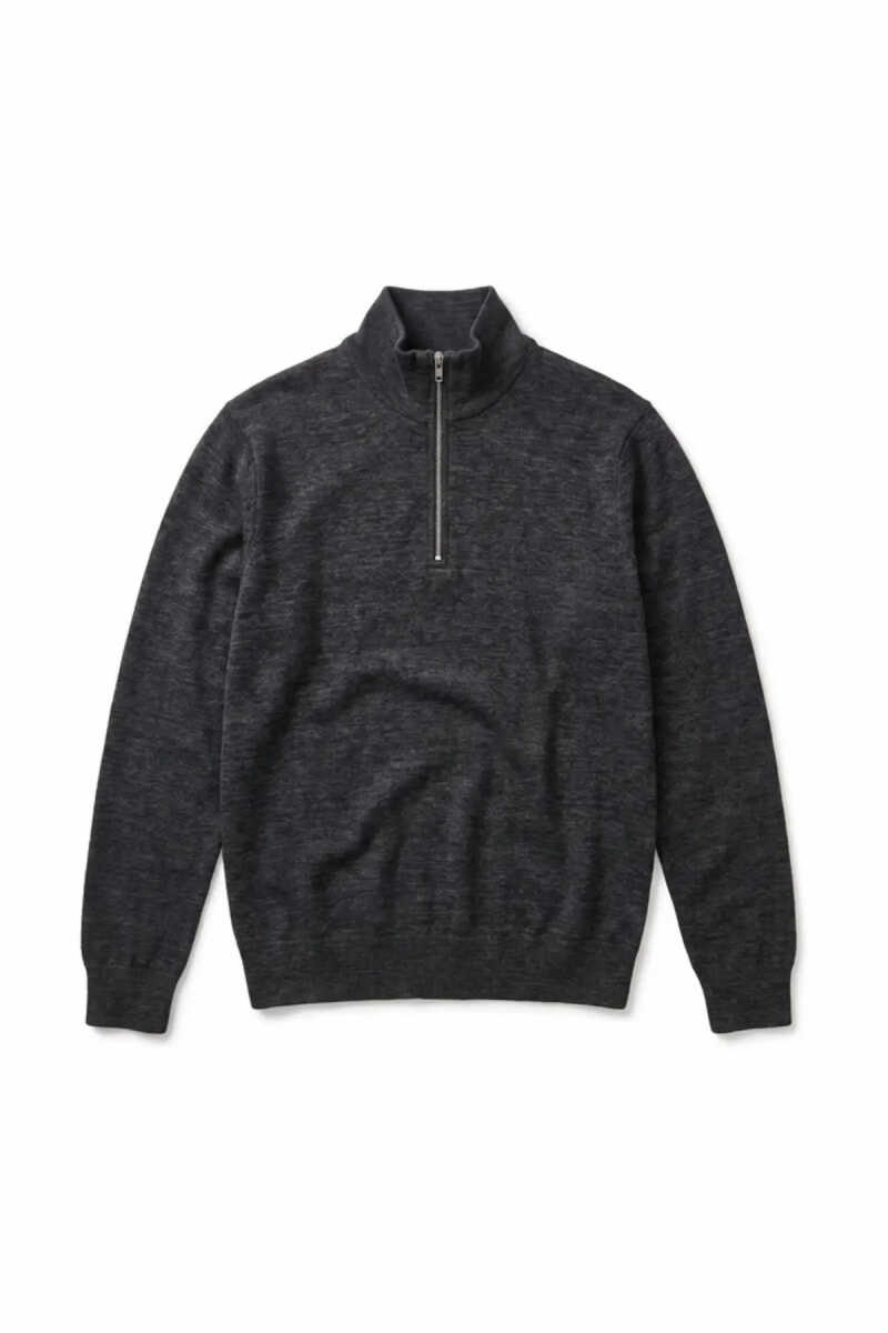 Jsco 6228 Dik Yaka Fermuarlı Muline Selanik Erkek Sweatshirt JSSWTK27E000018 - 3