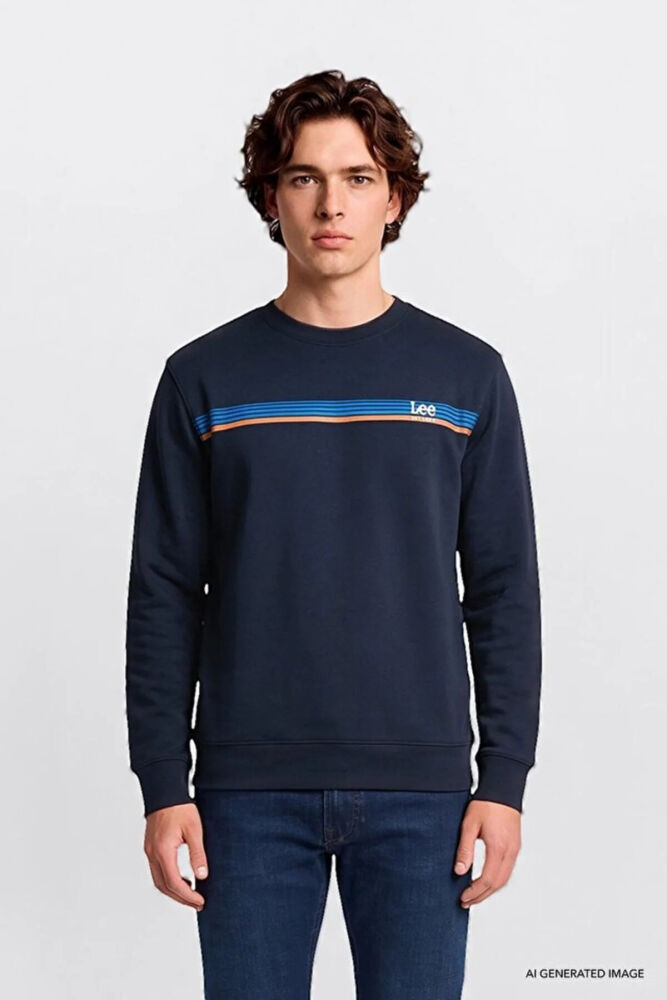 Lee Big Logo Erkek Sweatshirt L2620151411 (1)