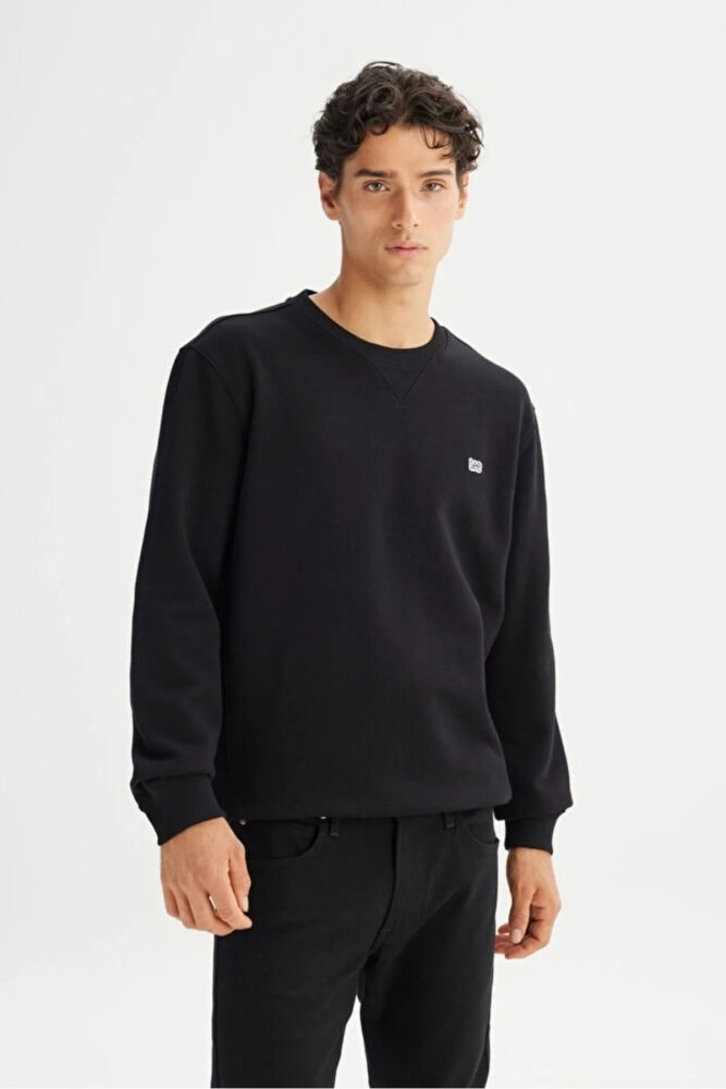 Lee Bisiklet Yaka Erkek Sweatshirt L82IRY100 (1)