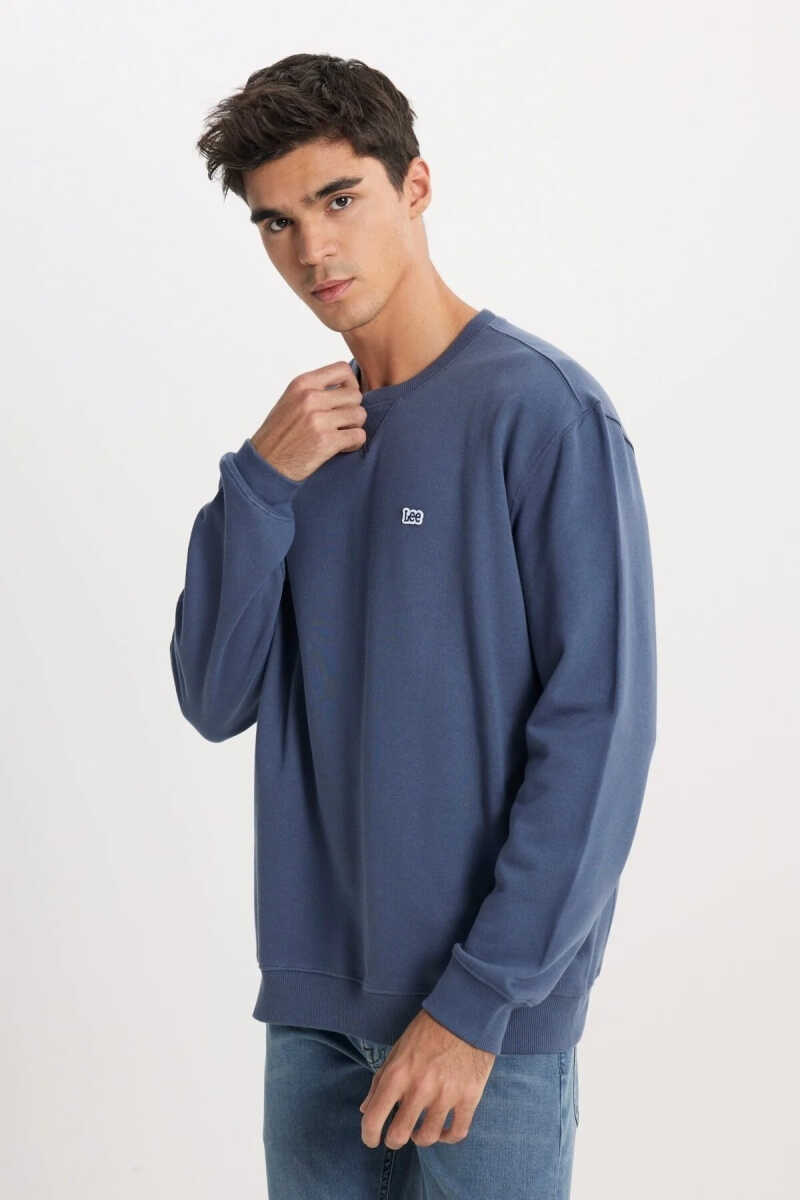 Lee Bisiklet Yaka Erkek Sweatshirt L82IRY315 - 4