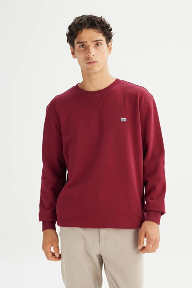 Lee Bisiklet Yaka Erkek Sweatshirt L82IRYA84 (1)