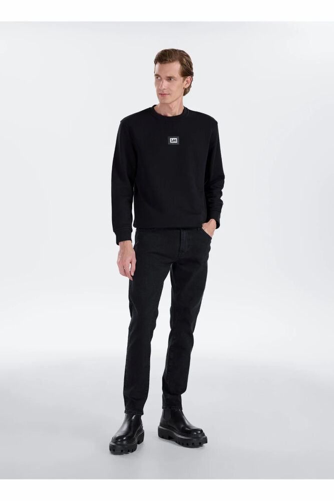 Lee Mid Logo Erkek Sweatshirt L2620075001 (1)