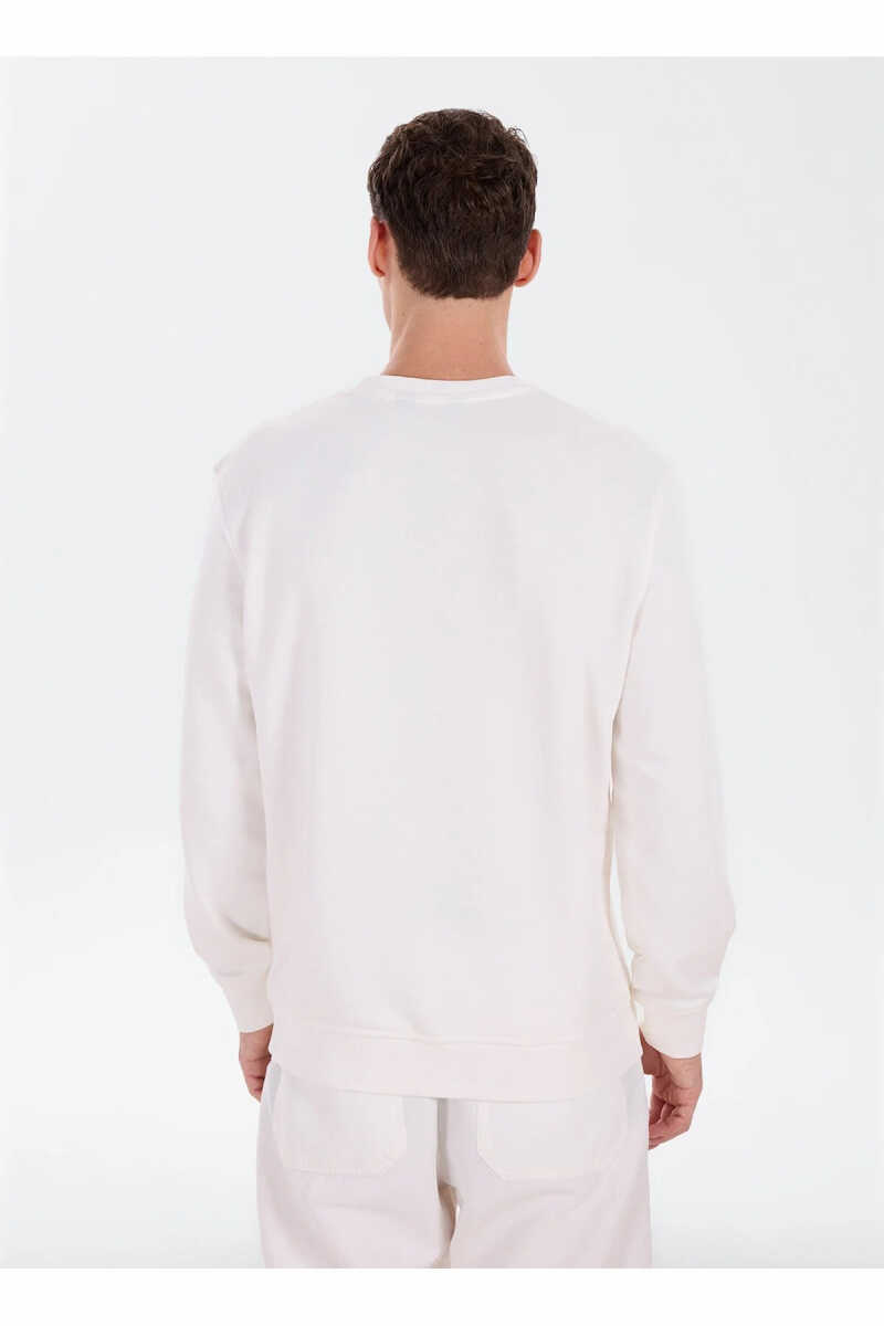 Lee Mid Logo Erkek Sweatshirt L2620075102 - 4