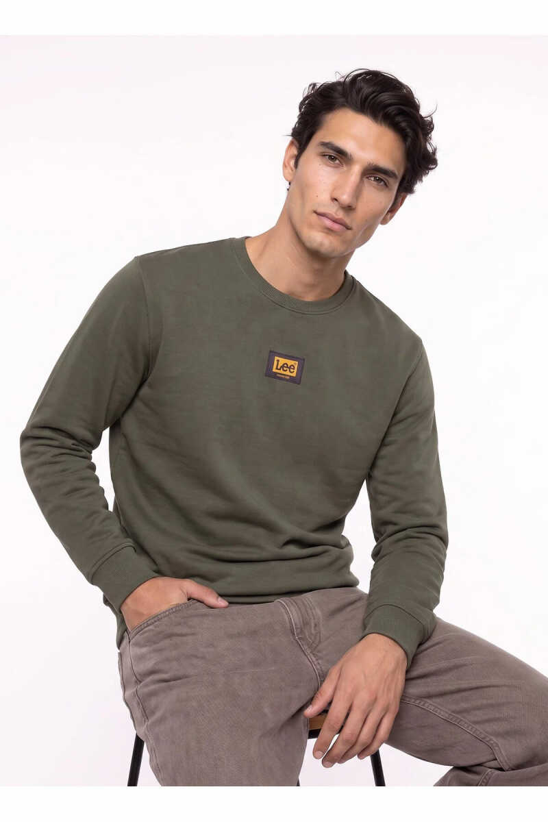 Lee Mid Logo Erkek Sweatshirt L2620075801 - 1