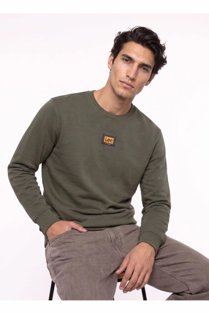 Lee Mid Logo Erkek Sweatshirt L2620075801