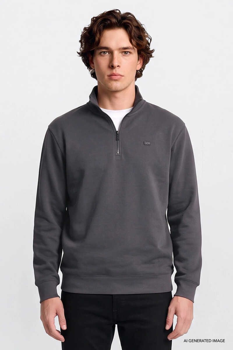 Lee Pike Interlock Half Zip Erkek Sweatshirt L2520312003 - 1