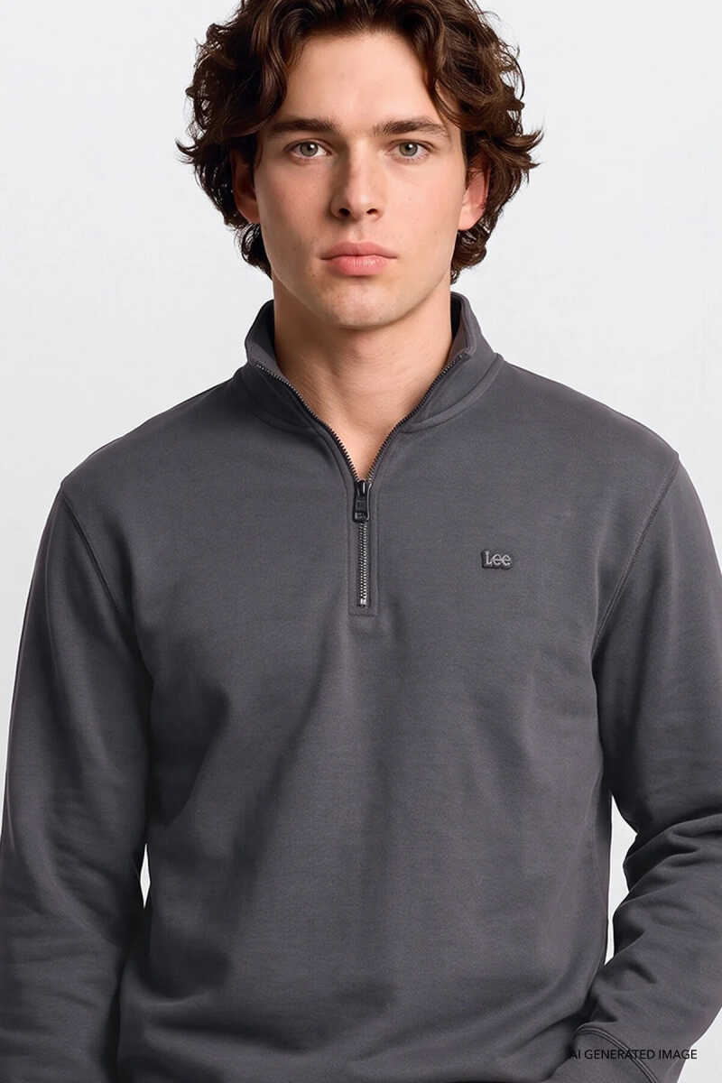 Lee Pike Interlock Half Zip Erkek Sweatshirt L2520312003 - 4