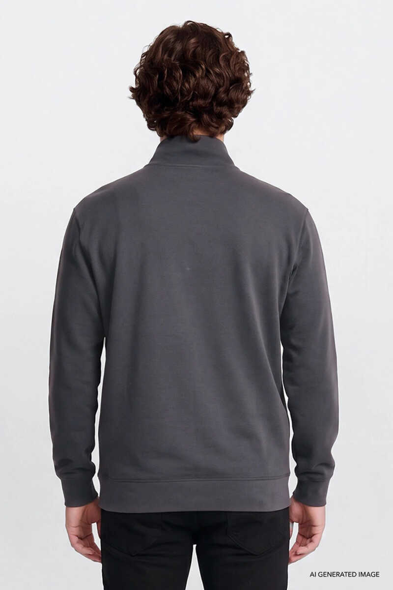 Lee Pike Interlock Half Zip Erkek Sweatshirt L2520312003 - 5