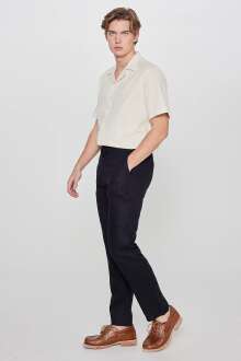 Lee Regular Fit Düz Paça Normal Bel Erkek Keten Pantolon L2610018001