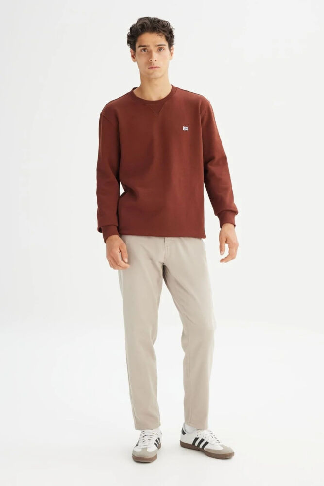 Lee Small Logo Erkek Sweatshirt L82IRY906 (1)