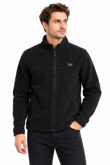 Lee Tam Fermuar Erkek Polar Sweatshirt L2620002001