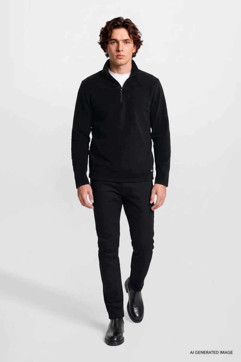 Lee Yarım Fermuar Erkek Polar Sweatshirt L2620001001 - 2