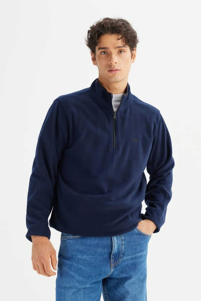 Lee Yarım Fermuar Erkek Polar Sweatshirt L2620001410