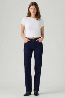 Levi's 723 Hıgh Rıse Straıght True Blue Rınse Kadın Jean Pantolon 008SY-0001
