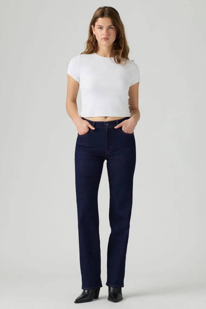 Levi's 723 Hıgh Rıse Straıght True Blue Rınse Kadın Jean Pantolon 008SY-0001