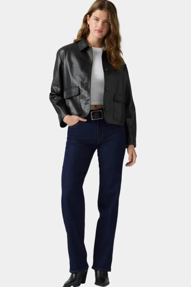 Levi's 723 Hıgh Rıse Straıght True Blue Rınse Kadın Jean Pantolon 008SY-0001 (1)