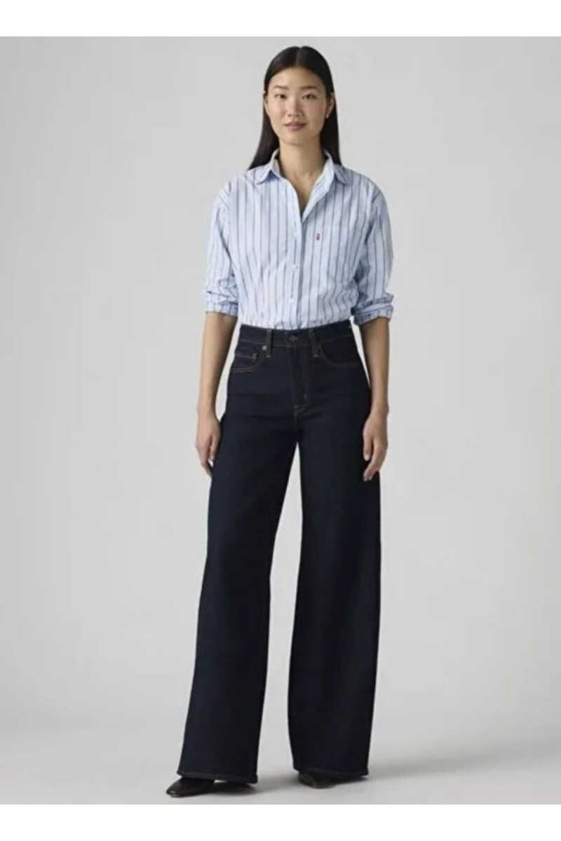 Levi's 728 Hr Wıde Leg Retro Rınse Lb Kadın Jean Pantolon 008AZ-0000 - 1