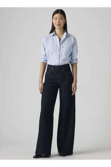 Levi's 728 Hr Wıde Leg Retro Rınse Lb Kadın Jean Pantolon 008AZ-0000