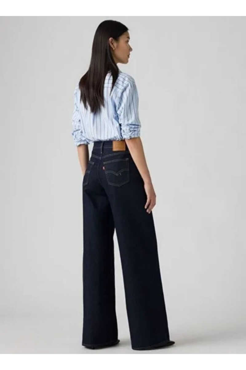 Levi's 728 Hr Wıde Leg Retro Rınse Lb Kadın Jean Pantolon 008AZ-0000 - 3