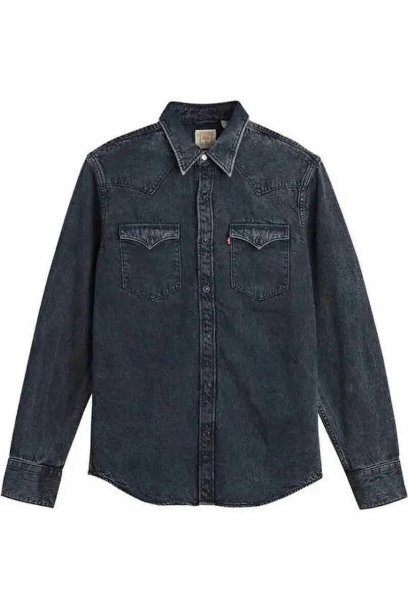 Levi's Barstow Western Standard Mıdnıght Blue Erkek Jean Gömlek 85744-0132 - 4
