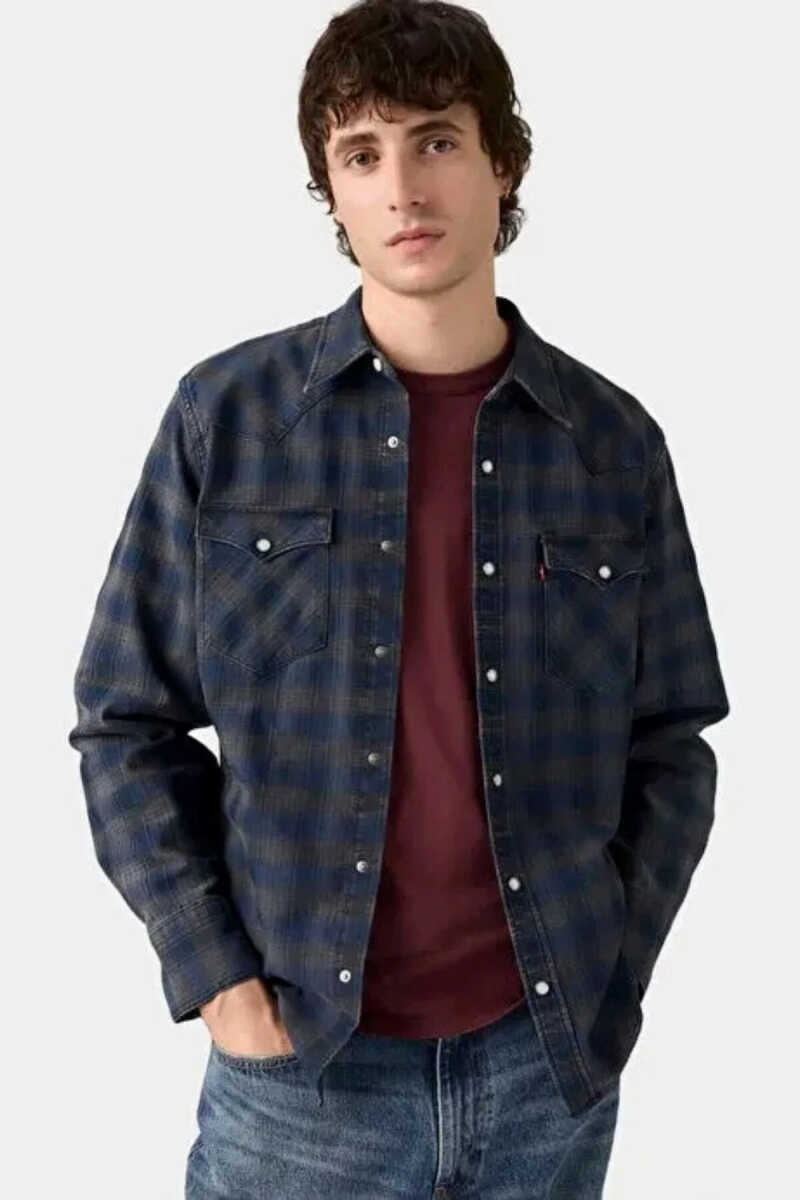 Levi's Barstow Western Standard Pıer 23 Plaıd Erkek Gömlek 85744-0133 - 1