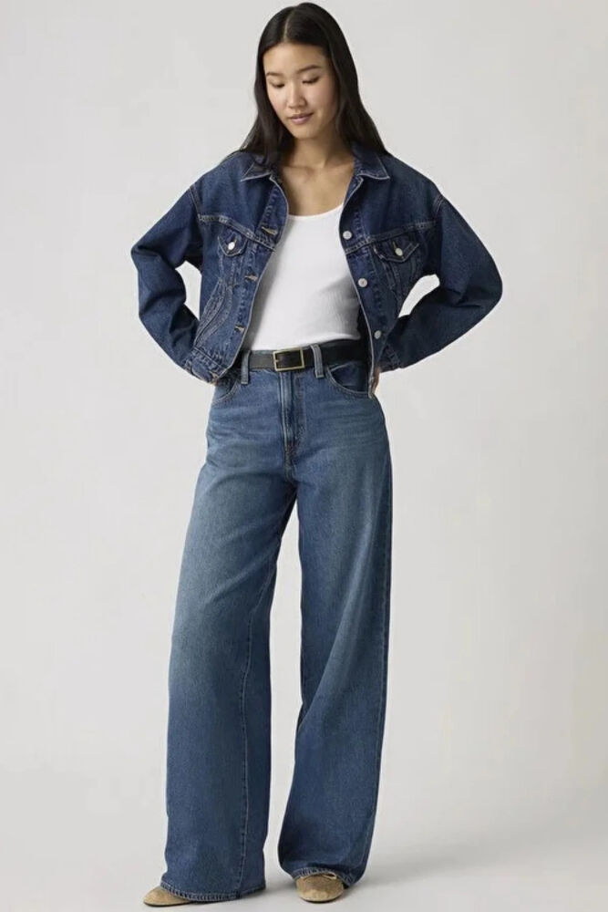 Levi's Cınch Wıde Leg Pass The Parcel Kadın Jean Pantolon 00AUM-0001 (1)