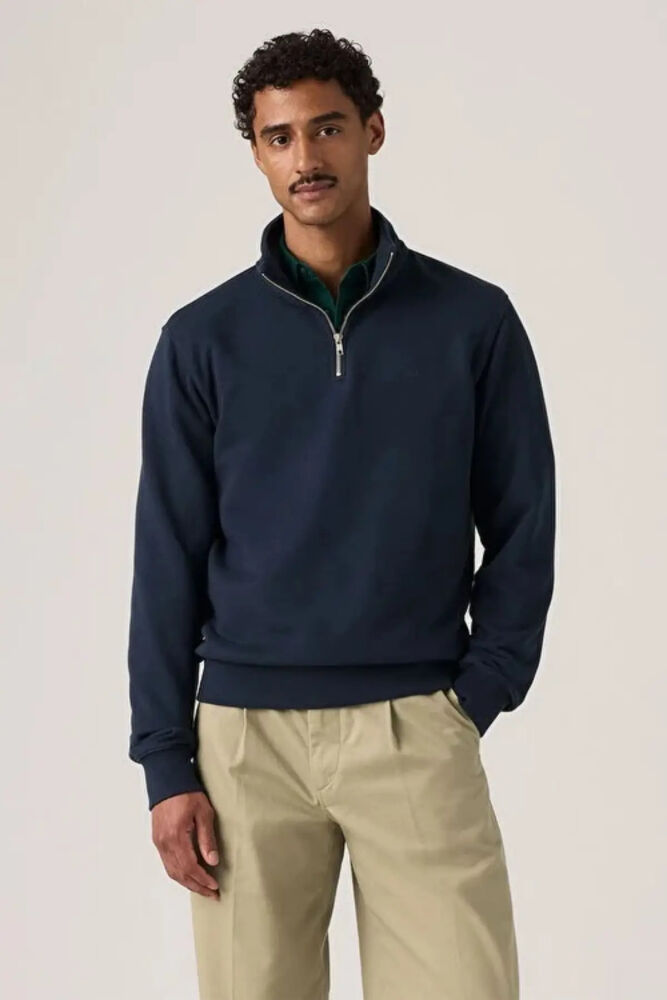 Levi's Original Hm 1/4 Zıp Erkek Lacivert Sweatshirt 001TU-0005 (1)
