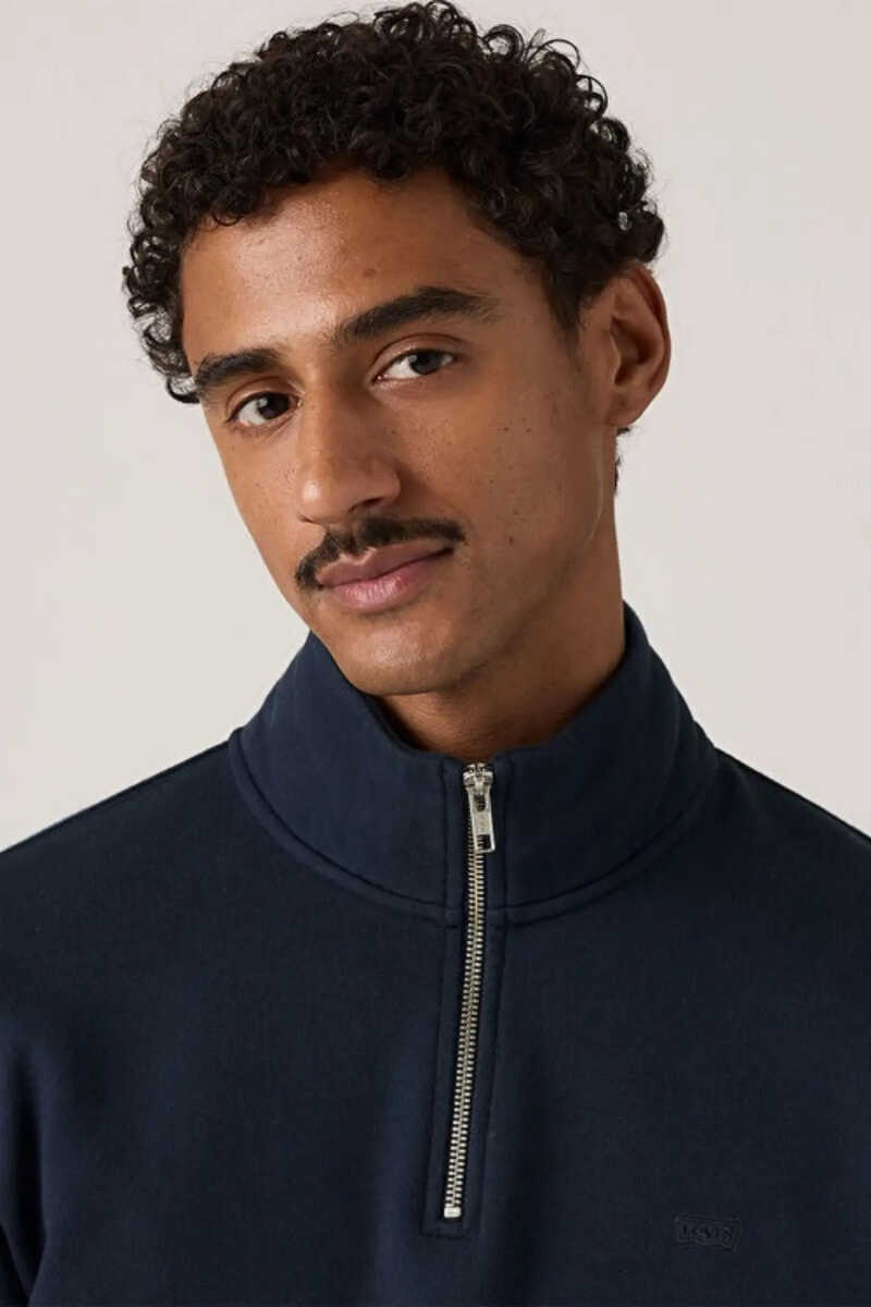 Levi's Original Hm 1/4 Zıp Erkek Lacivert Sweatshirt 001TU-0005 - 3