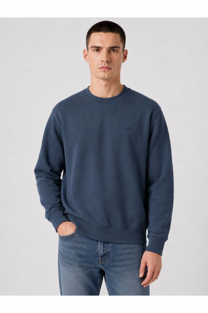 Levi's The Orıgınal Hm Crew Erkek Lacivert Sweatshirt 00AUV-0001