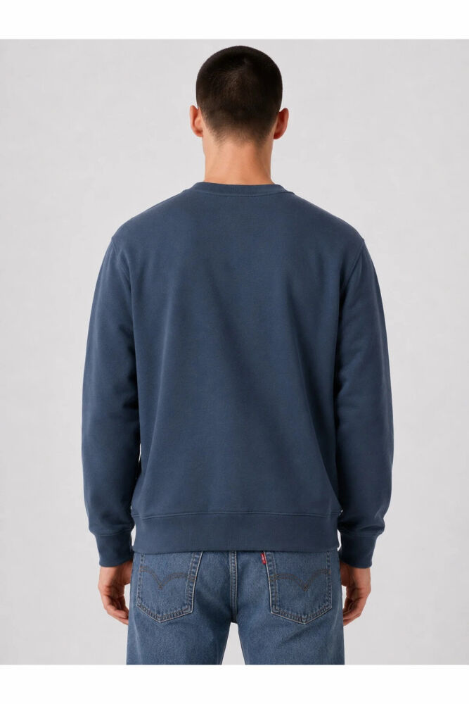 Levi's The Orıgınal Hm Crew Erkek Lacivert Sweatshirt 00AUV-0001 (1)