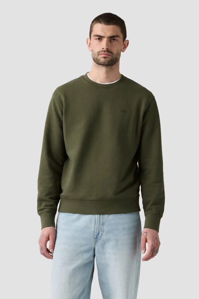 Levi's The Orıgınal Hm Crew Erkek Yeşil Sweatshirt 00AUV-0002
