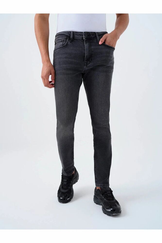 Loft Justın Torıno Grey Wash Erkek Jean Pantolon 15315406 (1)