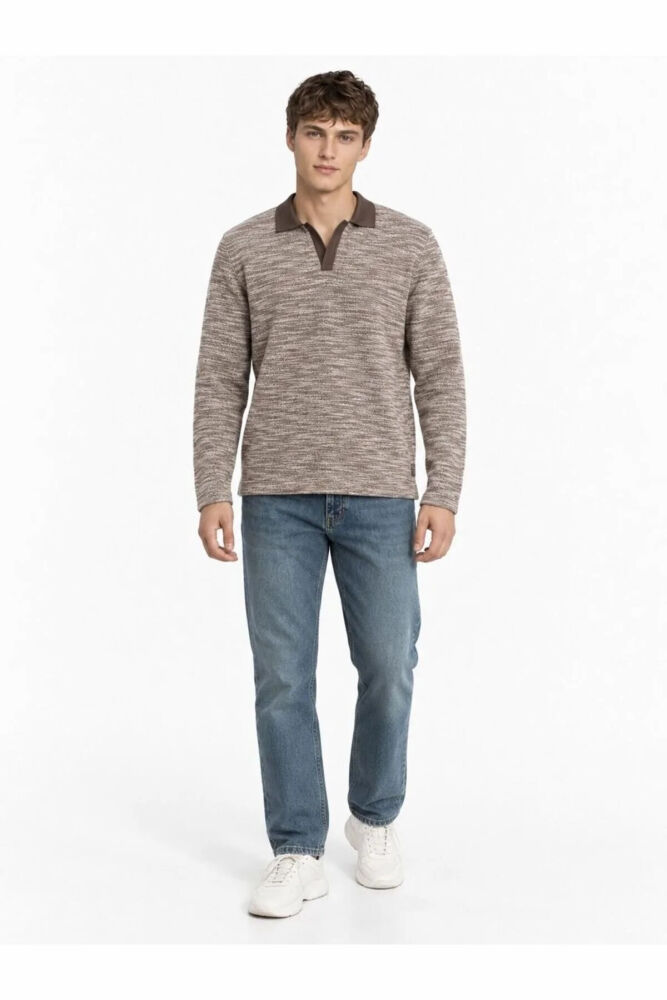 Loft Polo Yaka Erkek Kazak LF2044050