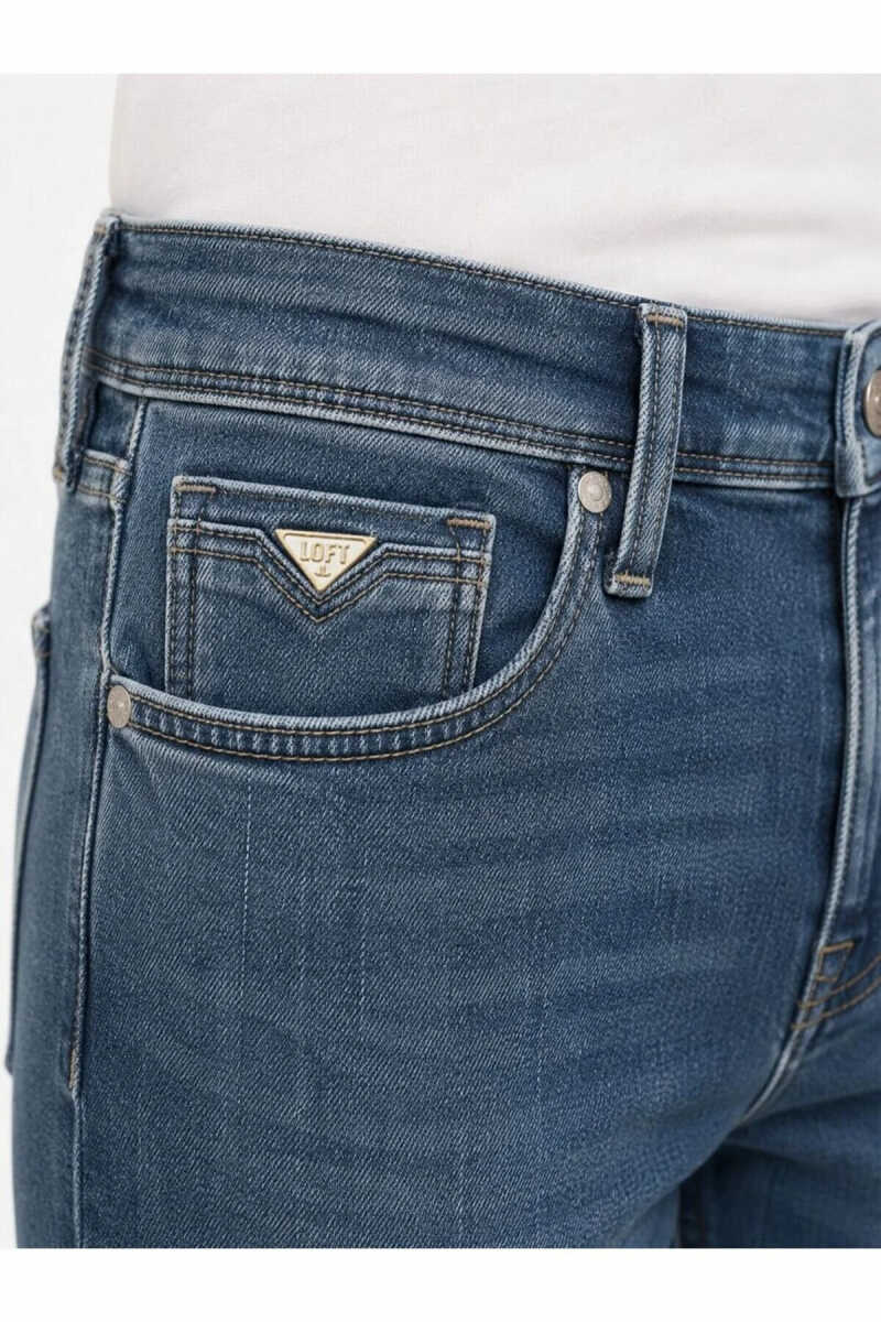 Loft Ricardo Kevın Green Wash Erkek Jean Pantolon LF2044397 - 5