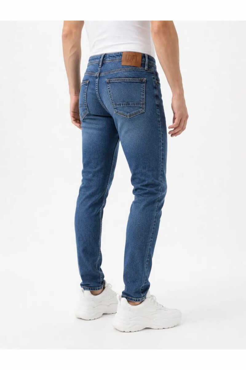 Loft Ricardo Lucky Dark Wash Erkek Jean Pantolon LF2044384 - 3