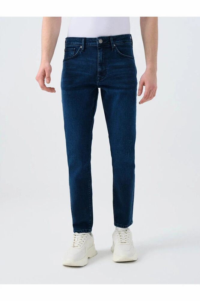 Loft Rıcardo Torıno Blue Black Wash Erkek Jean Pantolon LF2039437 (1)