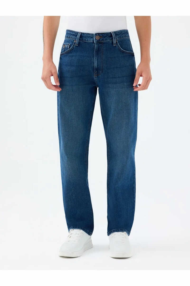 Loft Simon Lukas Dark Wash Erkek Jean Pantolon LF2040121 - 2