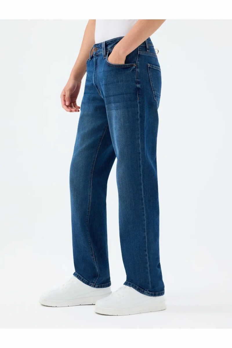 Loft Simon Lukas Dark Wash Erkek Jean Pantolon LF2040121 - 3